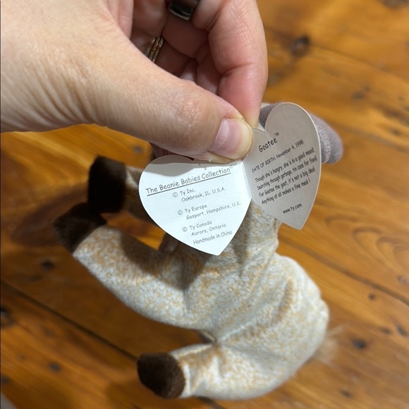 Ty Beanie Baby  Goatee Rare Retired  RARE Errors - Picture 4 of 8